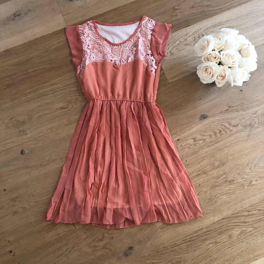 Peach Dress